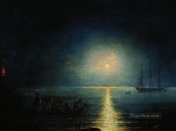 Ivan Aivazovsky contrabandistas Paisaje marino Pinturas al óleo
